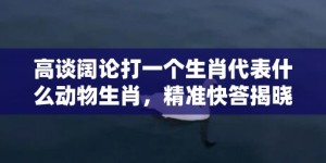 高谈阔论打一个生肖代表什么动物生肖，精准快答揭晓落实