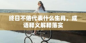 终日不倦代表什么生肖，成语释义解释落实