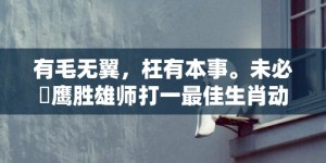 有毛无翼，枉有本事。未必蒼鹰胜雄师打一最佳生肖动物，成语释义解释落实