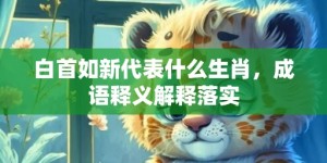 白首如新代表什么生肖，成语释义解释落实