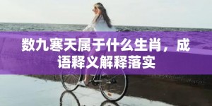 数九寒天属于什么生肖，成语释义解释落实