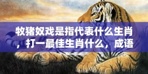 牧猪奴戏是指代表什么生肖，打一最佳生肖什么，成语解释落实释义