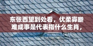 东张西望到处看，优柔寡断难成事是代表指什么生肖，成语释义解释落实