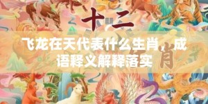 飞龙在天代表什么生肖，成语释义解释落实