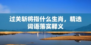 过关斩将指什么生肖，精选词语落实释义