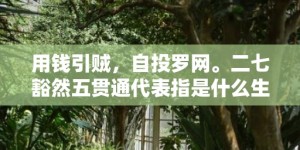 用钱引贼，自投罗网。二七豁然五贯通代表指是什么生肖，成语释义解释落实