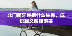 北门南牙是指什么生肖，成语释义解释落实