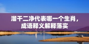 溜干二净代表哪一个生肖，成语释义解释落实