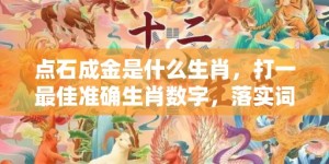 点石成金是什么生肖，打一最佳准确生肖数字，落实词语释义