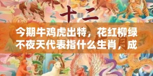 今期牛鸡虎出特，花红柳绿不夜天代表指什么生肖，成语落实解释释义