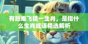 有翅难飞猜一生肖，是指什么生肖成语精选解析