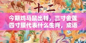 今期鸡马鼠出特，三寸金莲四寸腰代表什么生肖，成语解释落实