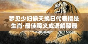 梦见少妇偷天换日代表指是生肖·最佳释义成语解释最佳答