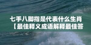 七手八脚指是代表什么生肖【最佳释义成语解释最佳答】