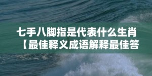 七手八脚指是代表什么生肖【最佳释义成语解释最佳答】