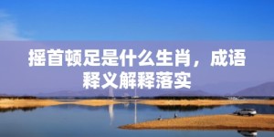 摇首顿足是什么生肖，成语释义解释落实