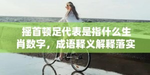 摇首顿足代表是指什么生肖数字，成语释义解释落实