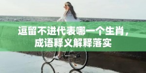 逗留不进代表哪一个生肖，成语释义解释落实