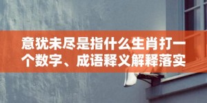 意犹未尽是指什么生肖打一个数字、成语释义解释落实