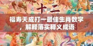 福寿天成打一最佳生肖数字，解释落实释义成语