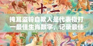 掩耳盗铃自欺人是代表指打一最佳生肖数字，记录最佳释义解释答