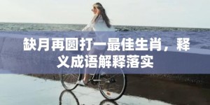 缺月再圆打一最佳生肖，释义成语解释落实