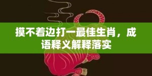 摸不着边打一最佳生肖，成语释义解释落实