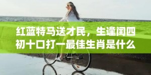 红蓝特马送才民，生逢闰四初十口打一最佳生肖是什么"最佳成语最佳释义解释答"