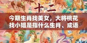 今期生肖找美女，大将桃花找小姐是指什么生肖、成语释义解释落实