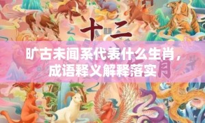 旷古未闻系代表什么生肖，成语释义解释落实