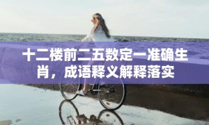 十二楼前二五数定一准确生肖，成语释义解释落实