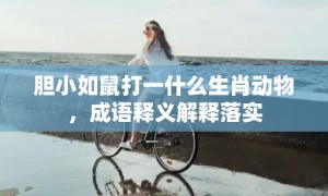 胆小如鼠打一什么生肖动物，成语释义解释落实