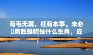 有毛无翼，枉有本事。未必蒼鹰胜雄师是什么生肖，成语释义解释落实