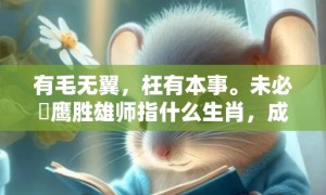 有毛无翼，枉有本事。未必蒼鹰胜雄师指什么生肖，成语释义解释落实