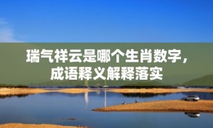 瑞气祥云是哪个生肖数字，成语释义解释落实