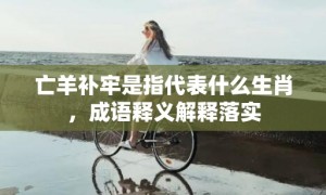 亡羊补牢是指代表什么生肖，成语释义解释落实