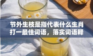 节外生枝是指代表什么生肖打一最佳词语，落实词语释义解释