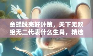 金蝉脱壳好计策，天下无双绝无二代表什么生肖，精选词语落实释义