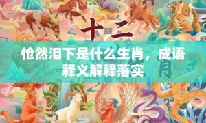 怆然泪下是什么生肖，成语释义解释落实