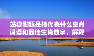 站稳脚跟是指代表什么生肖词语和最佳生肖数字，解释词语释义