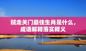 贼走关门最佳生肖是什么，成语解释落实释义