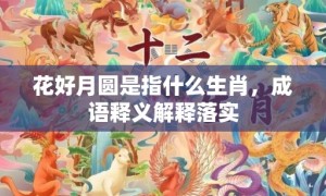 花好月圆是指什么生肖，成语释义解释落实