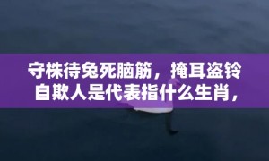 守株待兔死脑筋，掩耳盗铃自欺人是代表指什么生肖，成语释义解释落实