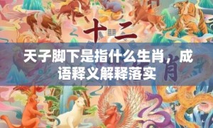 天子脚下是指什么生肖，成语释义解释落实