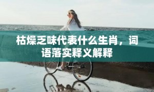 枯燥乏味代表什么生肖，词语落实释义解释