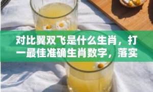 对比翼双飞是什么生肖，打一最佳准确生肖数字，落实词语释义