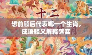 想前顾后代表哪一个生肖，成语释义解释落实