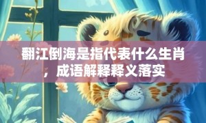 翻江倒海是指代表什么生肖，成语解释释义落实