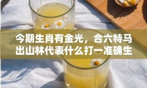 今期生肖有金光，合六特马出山林代表什么打一准确生肖，释义成语落实解释