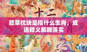 藉草枕块是指什么生肖，成语释义解释落实